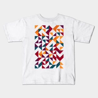 Creative Geometric Colourful Triangle Pattern #36 Kids T-Shirt